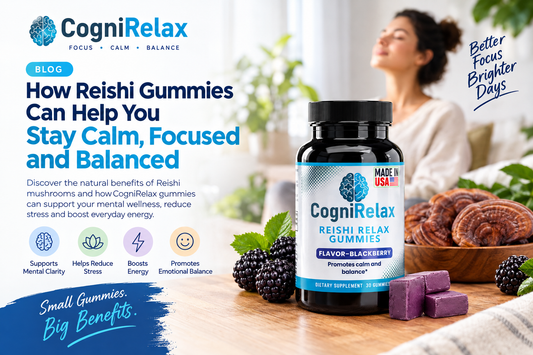 How Reishi Gummies Can Support Calm, Focus & Daily Balance