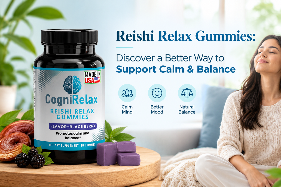 Reishi Relax Gummies: Discover a Better Way to Support Calm & Balance