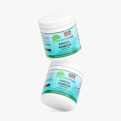 NeuroPeak Focus Powder – Sour Candy Nootropic Drink Mix for Mental Clarity, Clean Energy & Daily Focus