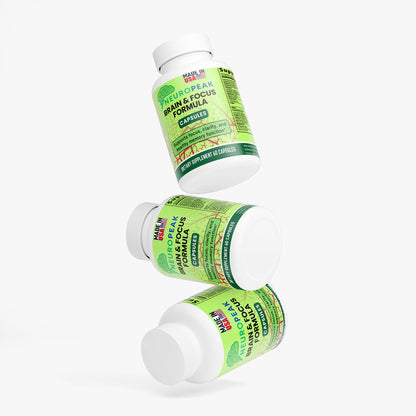 NeuroPeak Brain & Focus Formula – Nootropic Capsules for Mental Clarity, Memory Support, and Cognitive Performance