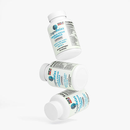 Cogni Relax Brain & Focus Formula – Nootropic Capsules for Mental Clarity, Memory Support, and Cognitive Performance