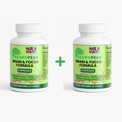 NeuroPeak Brain & Focus Formula – Nootropic Capsules for Mental Clarity, Memory Support, and Cognitive Performance