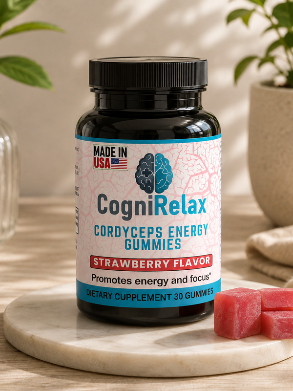 Cogni Relax Cordyceps Energy Gummies