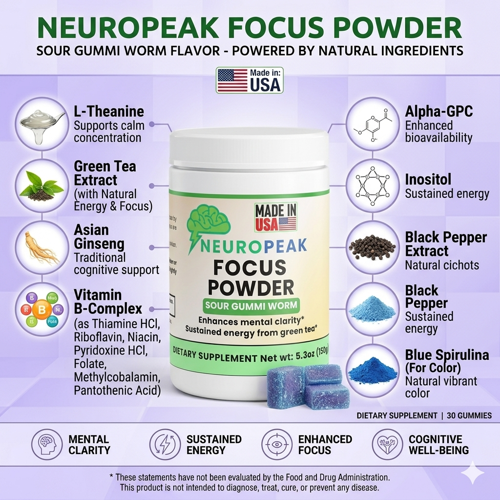 Focus Powder (Sour Gummi Worm)